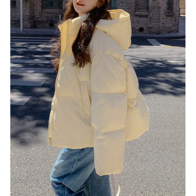 2023 New Padded Coat Short Korean Style Cotton Clothing Cotton Coat Women's Loose Autumn Winter Coat Cotton-Padded Jacket