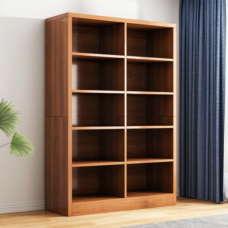 书架家用书柜落地靠墙收纳架客厅简易储物柜卧室置物架多层展示柜