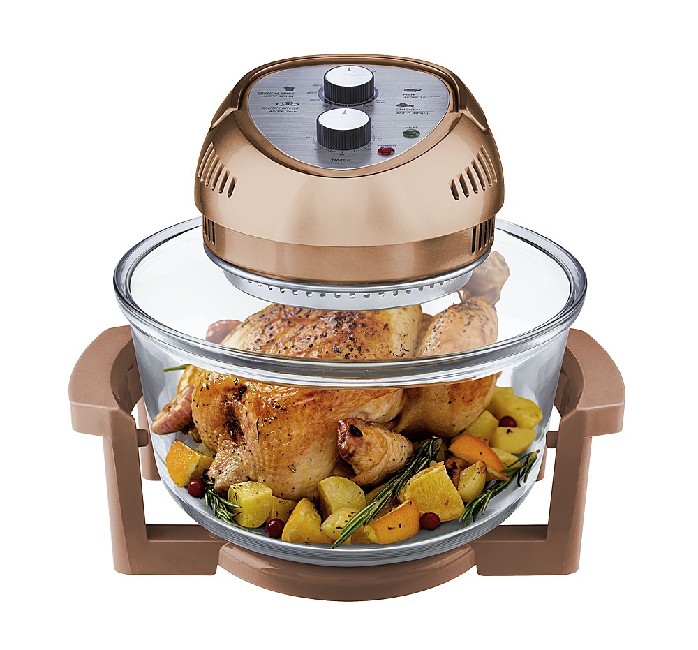 空气炸锅12l可视透明无油烟光波炉家用多功能电炸锅蒸焗烤箱.