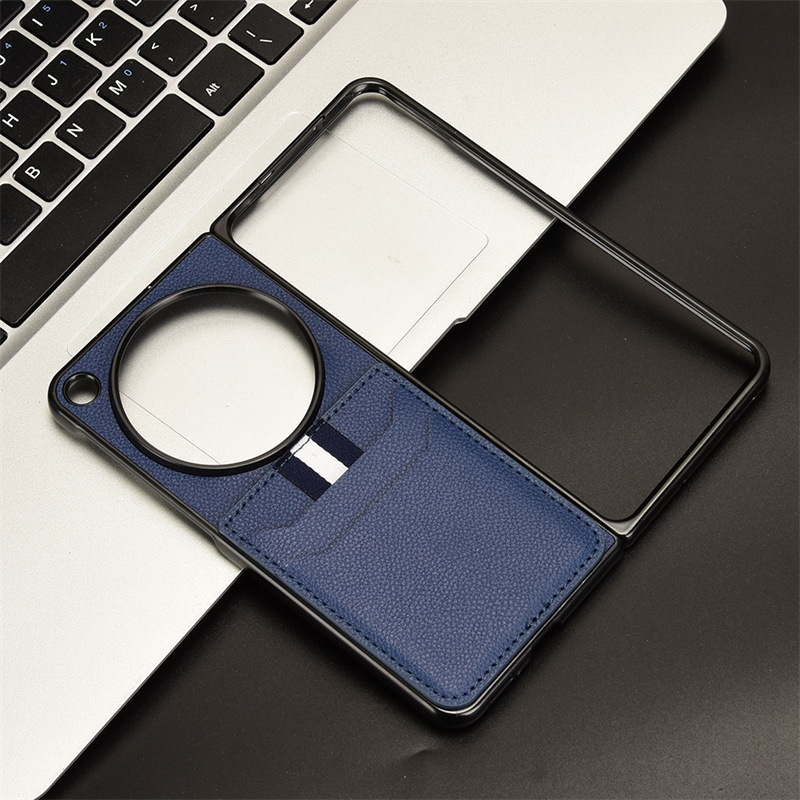 适用于oppo find n3手机壳荔枝纹一加open外插卡手机套防摔外壳