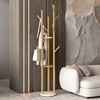 bedroom Clothes hanger coat hanger to ground vertical simple and easy clothes Shelf vertical Shelf Single pole Coat Shelf