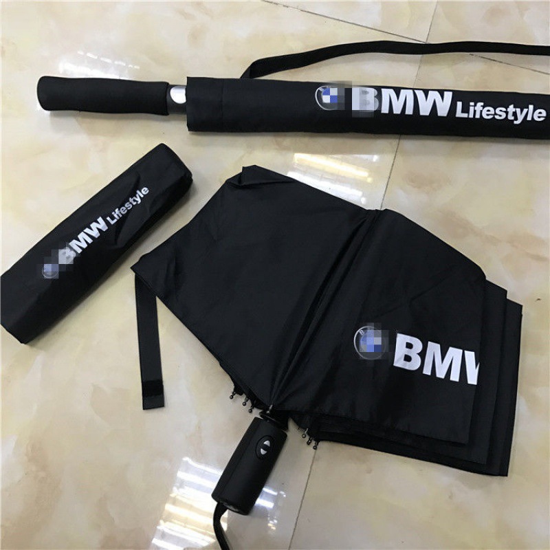 宝马汽车用雨伞广告伞雨伞男全自动折叠伞原厂长柄大号-阿里巴巴