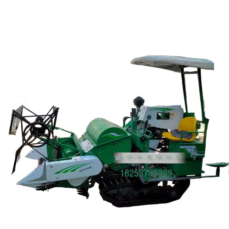 厂家水稻小麦收割机 全自动农机联合小型稻谷收割机 水田收割机