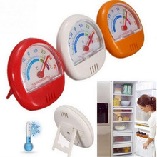 3色选择冰箱温度计 半屏 冰柜测温计 室内外指针式温度计