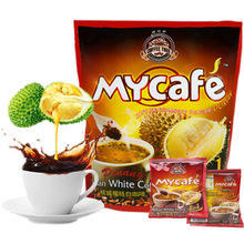 马来西亚进口槟城咖啡树猫山王金装榴莲白咖啡四合一速溶咖啡600g