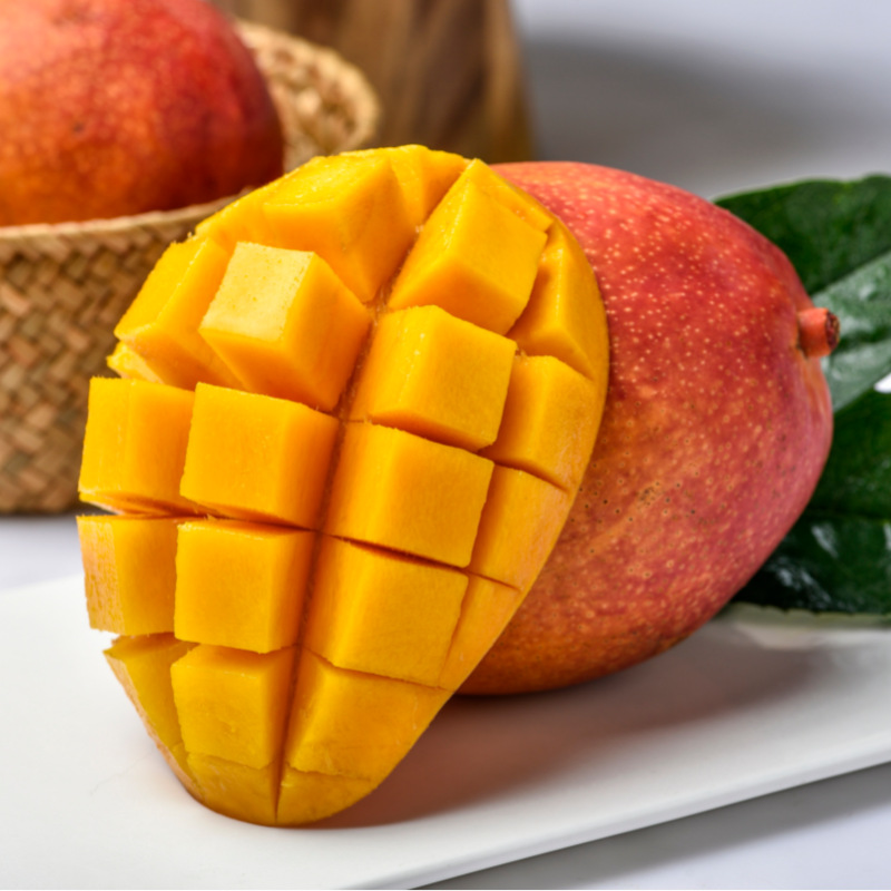 海南贵妃芒新鲜芒果热带应季现摘水果红金龙大芒10斤产地整箱批发