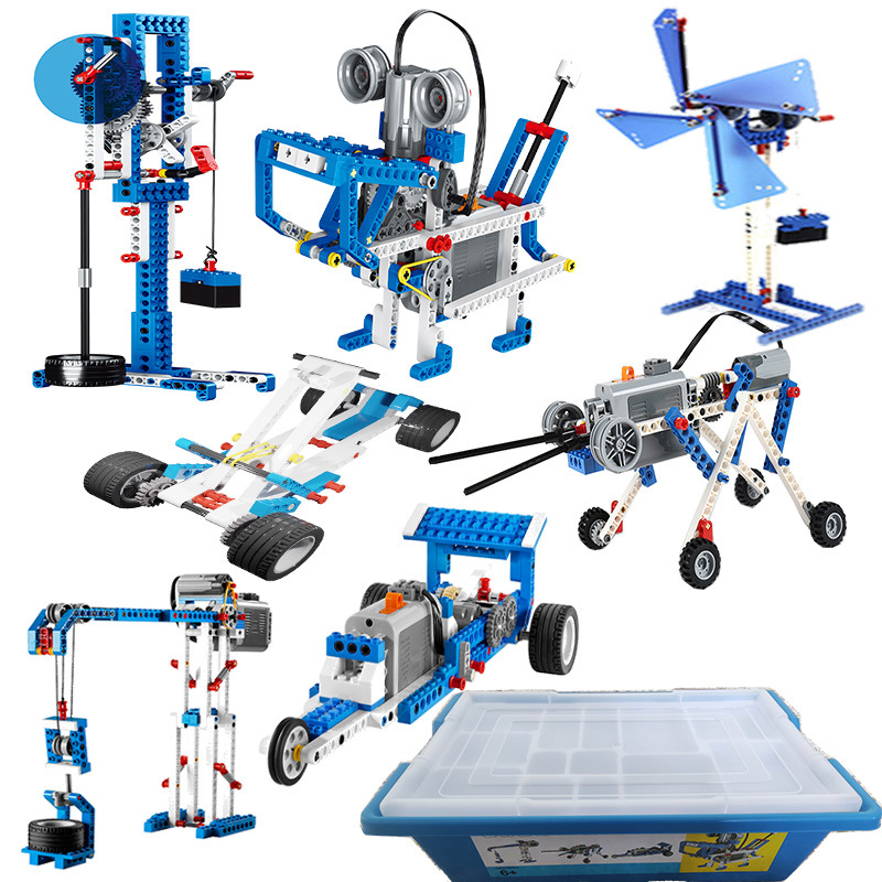 兼容乐高9686套装动力机械组小颗粒积木学校培训机构教具科技系列