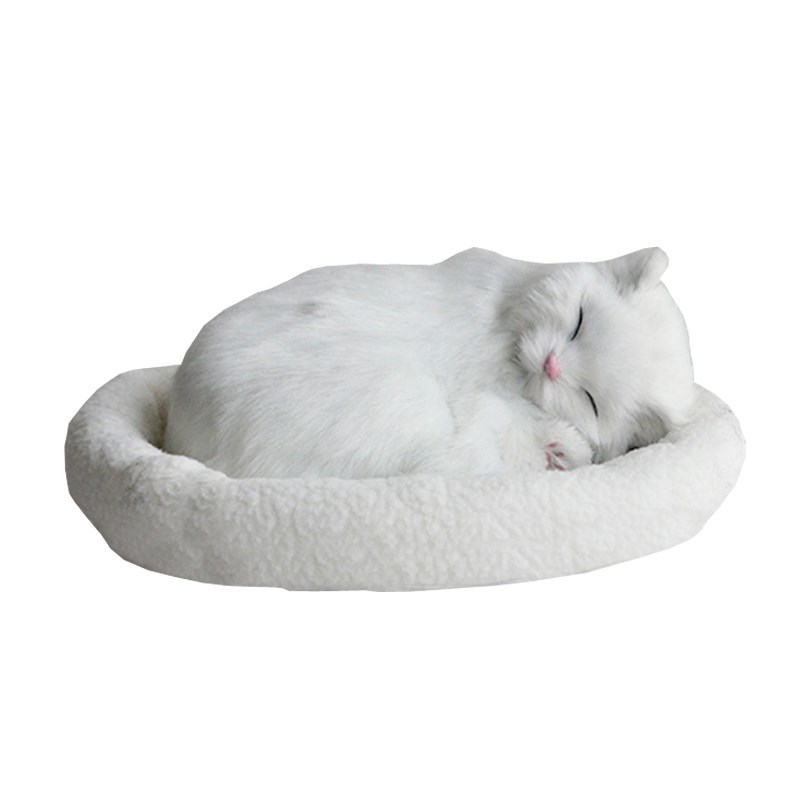 假猫咪仿真小猫摆件小猫咪猫猫假猫毛绒玩具装饰摆件宠物可爱公仔