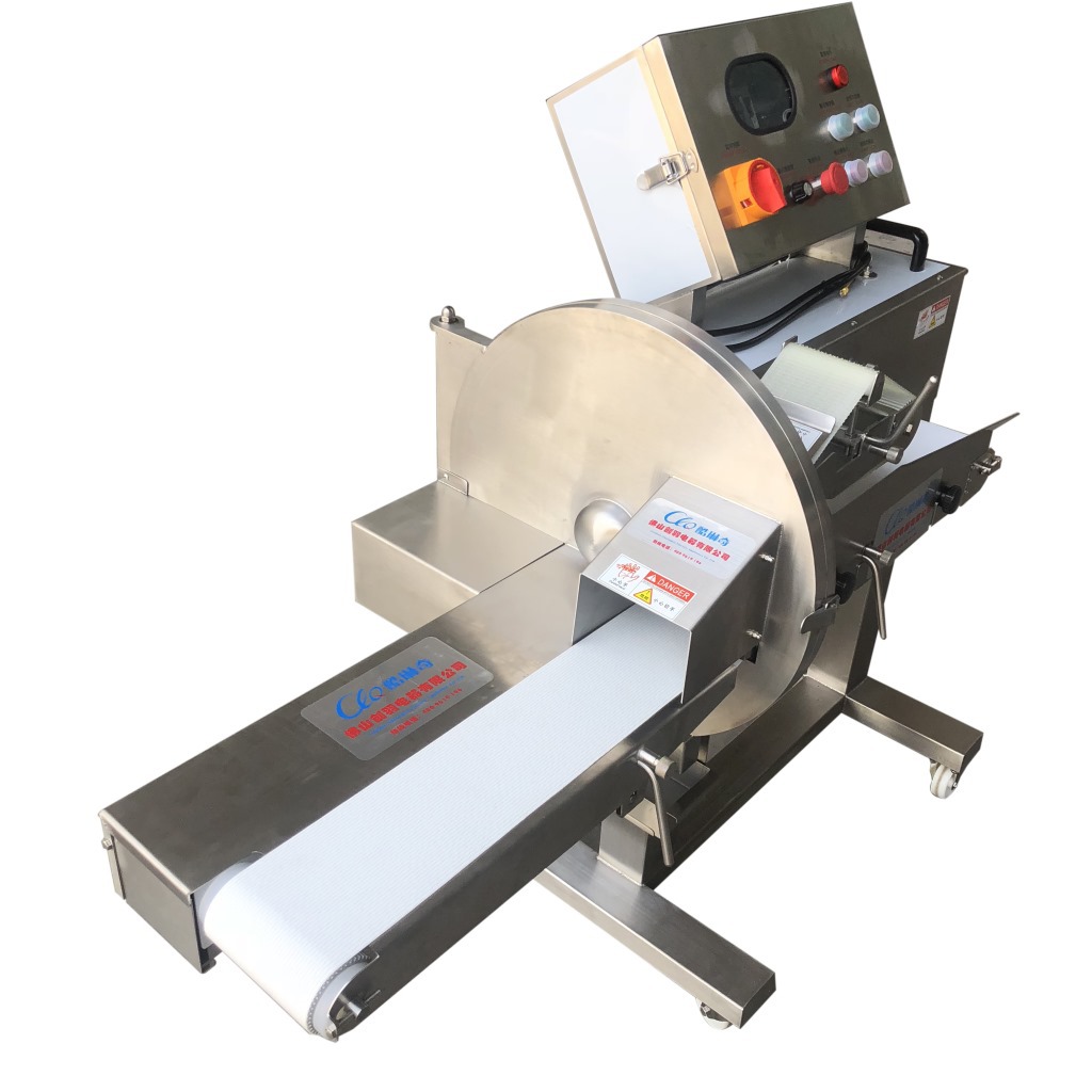 熟食肝脏猪肺猪肝切片机 五花肉牛羊肉切熟肉机高效大产量切片h