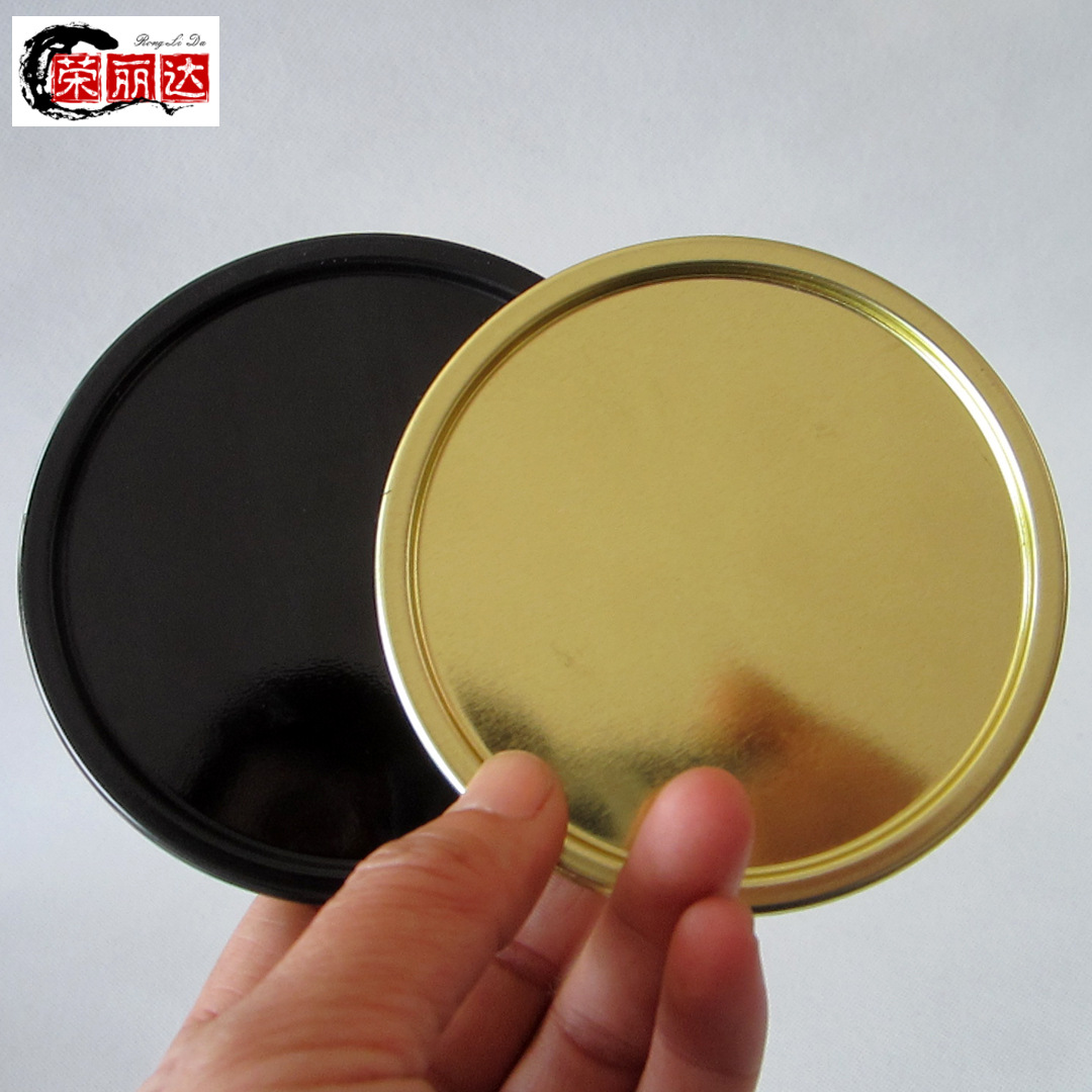 15成交0套工厂 纸筒铁盖 底圈盖金属配件纸筒扣盖底盖马口铁盖子印制