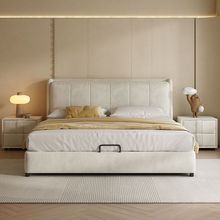 布艺床双人床卧室新款床家用免洗科技布主卧大床绒布1.5米1.8x2米