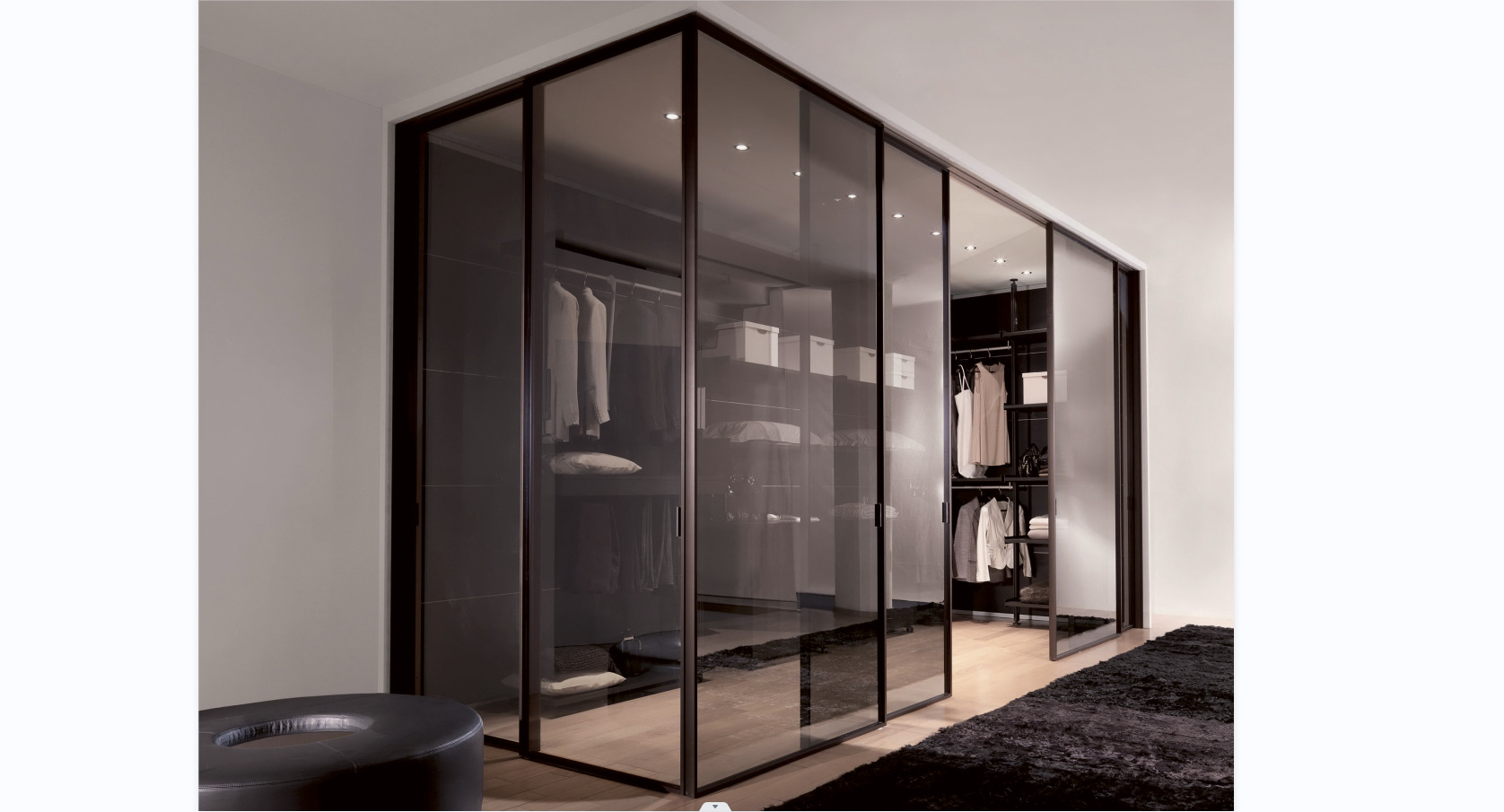 珠海上门测量网红铝合金极窄推拉门阳台客厅三联动玻璃门窄边隔音