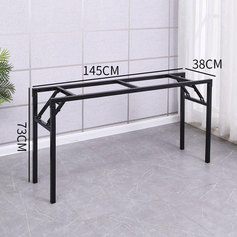 Thickened Portable Desk Shelf Folding Table Leg Bracket Dining Table Leg Double-Layer Desk Rack Office Table Stand Conference Table Shelf