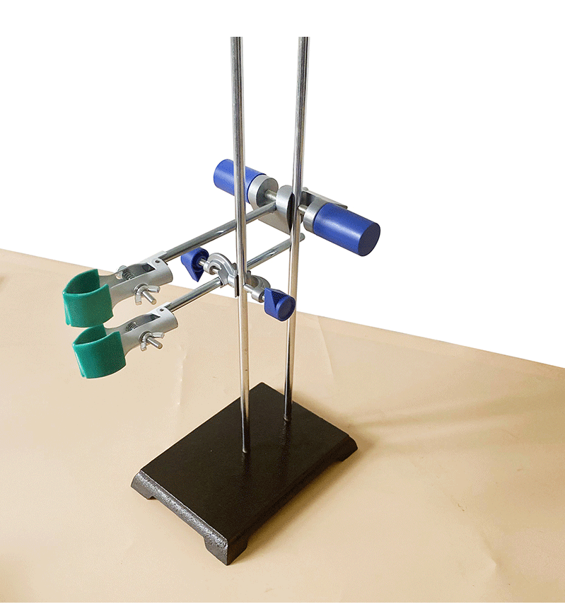 德式十字夹 合金铝直角固定夹实验室烧瓶烧杯冷凝管万用夹 双顶丝