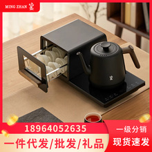 鸣盏泡茶专用烧水壶茶台一体家用全自动上水保温智能恒温电热水壶