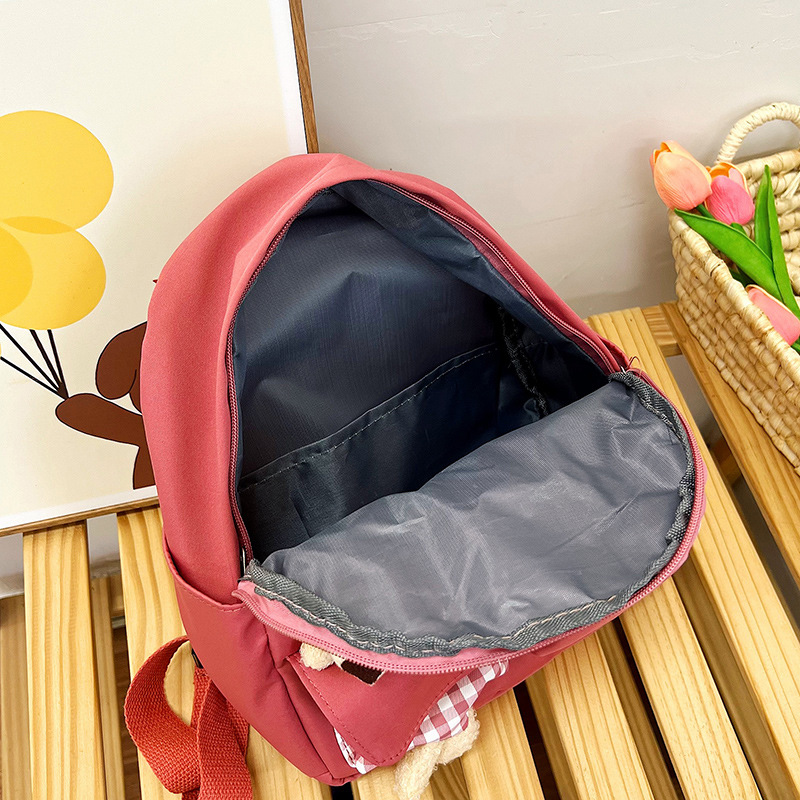 Korean Style Kindergarten Backpack Cute and Lightweight Small Backpack 2023 New 3-6 Years Old Boys and Girls Backpack