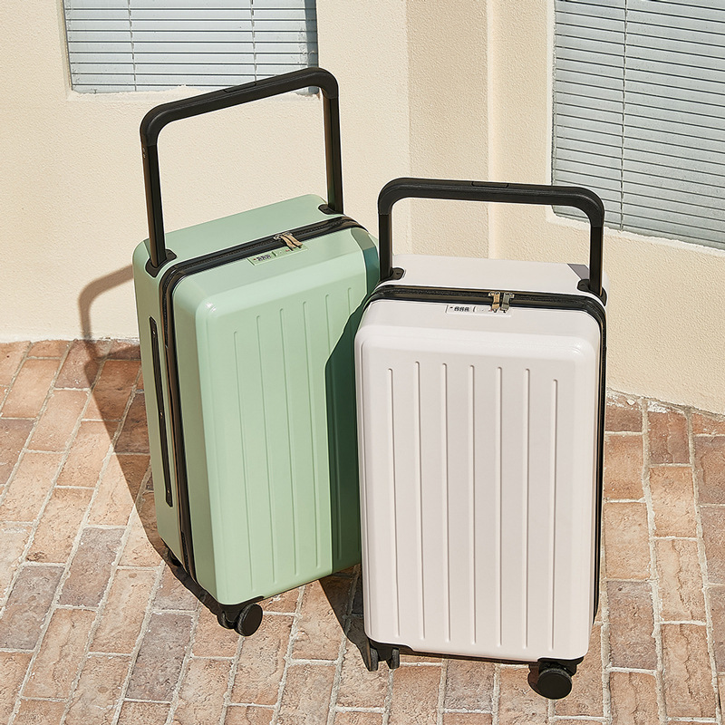 Good-looking Durable Luggage Trolley Case Wide Trolley New Student Password Suitcase Boarding Travel Luggage Men and Women Same Style