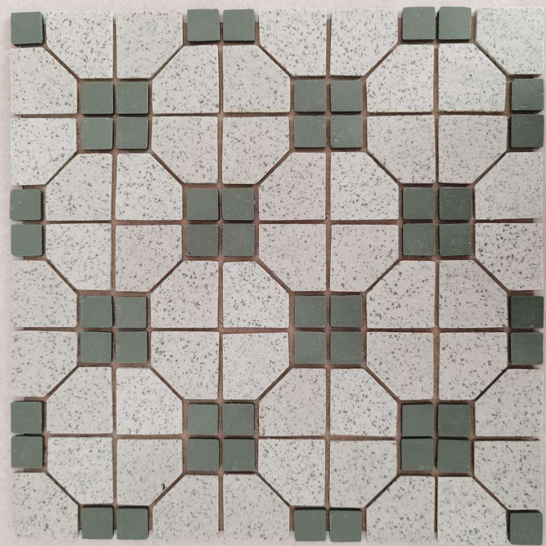 溢彩香港复古马赛克经典港式奶茶店服装店餐厅瓷砖装修风格背景墙