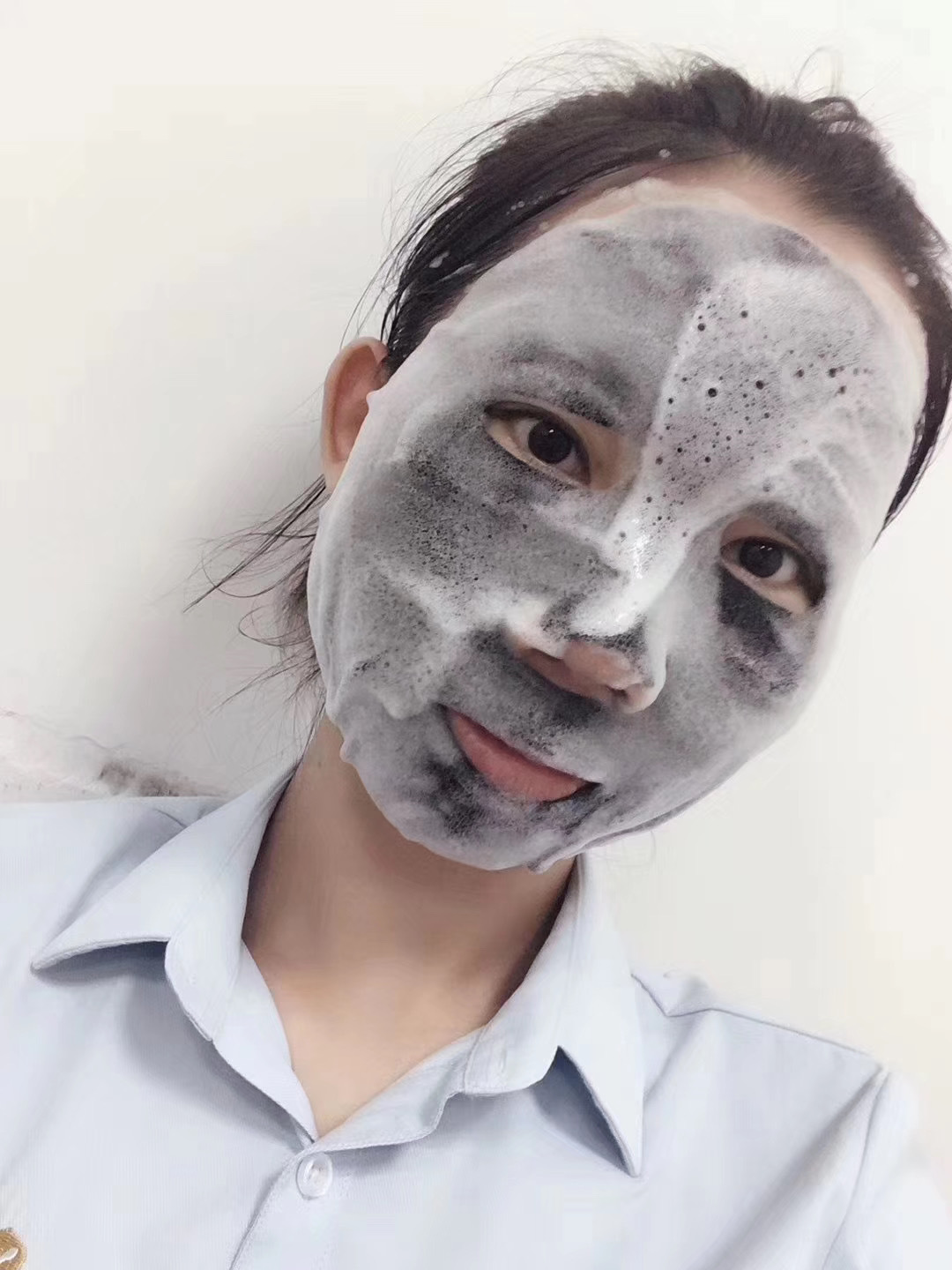 活性炭泡泡面膜氧气泡泡面膜品牌贴牌清洁粉刺痘痘油脂嫩肤细毛孔