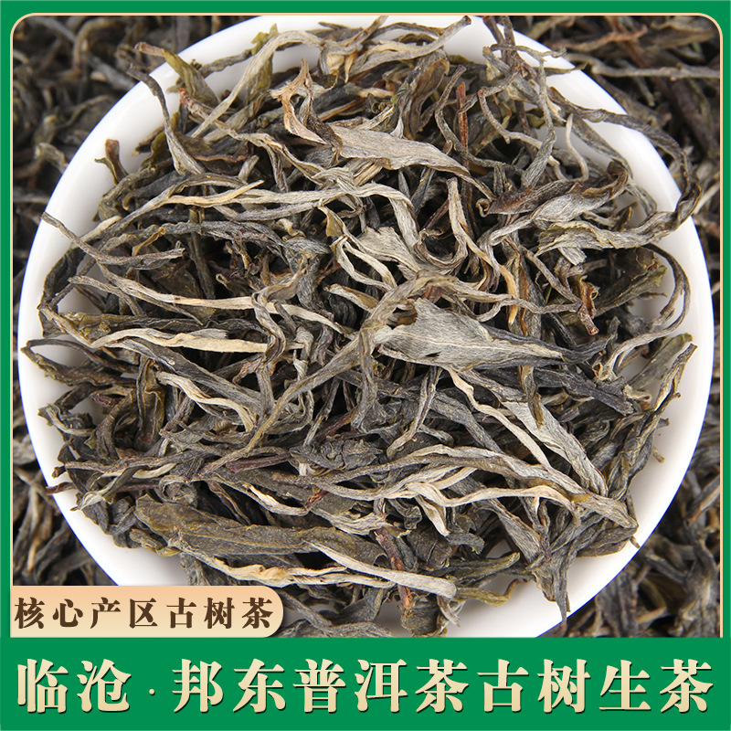 批发普洱茶 邦东纯料晒青生茶 2023年明前古树春茶 蜜香 500g