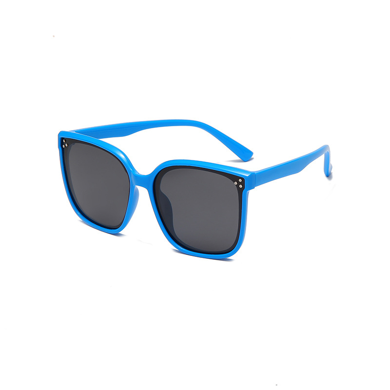 New Children's Square Silicone Sun Glasses Boys and Girls Polarized Sunglasses Decorative Personality Trend Sunglasses Wholesale