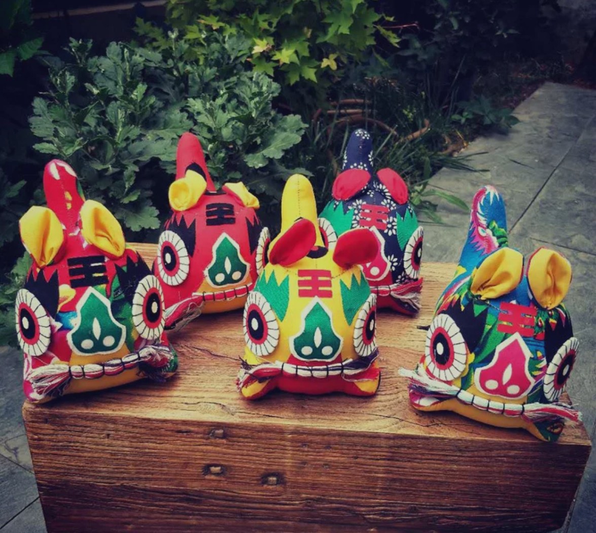 布老虎diy材料包手工布老虎布艺娃娃传统玩偶民俗布老虎