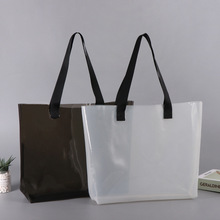 PVC透明手提包塑料ins果冻购物包大容量时尚上班通勤单肩手拎袋子