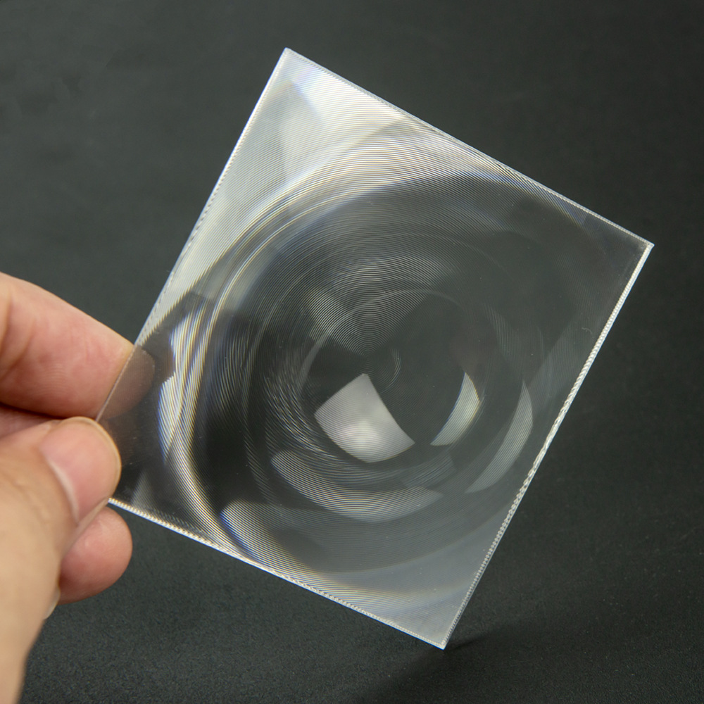 120*120mm 菲涅尔螺纹透镜放大镜阅读镜投影仪光学仪器太阳能vrwl