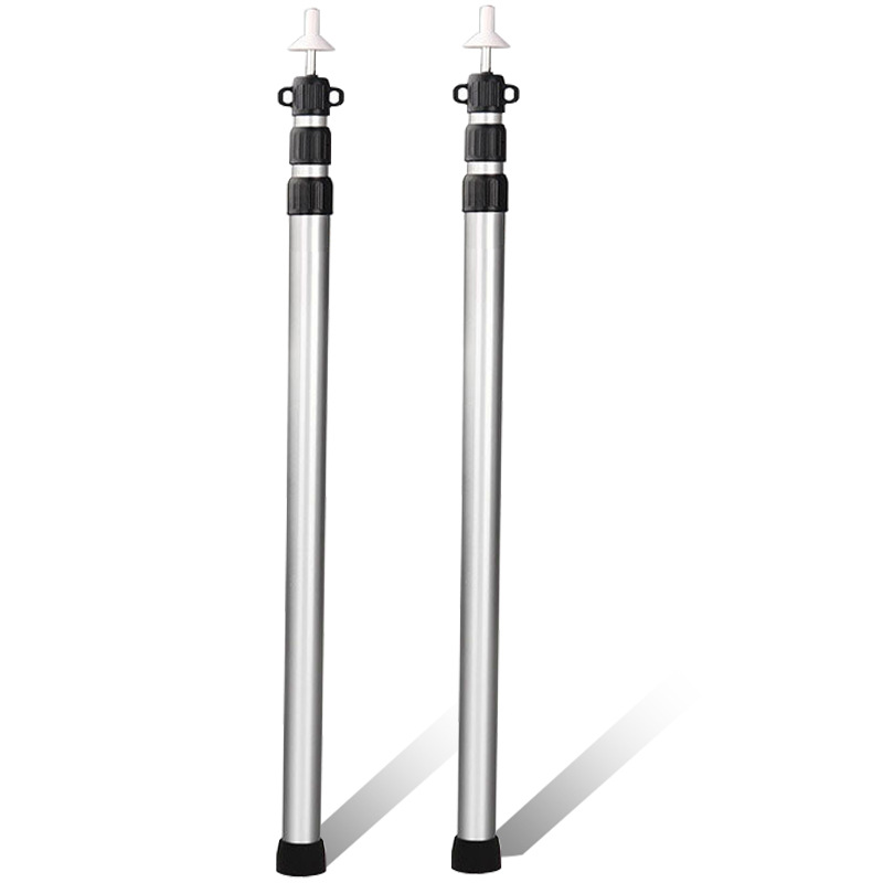 户外露营加厚 伸缩可调节帐篷门厅杆 铝合金遮阳棚支撑杆天幕杆