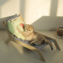 猫爬架猫窝猫抓架子猫床幼猫躺椅猫抓板摇篮床夏季猫咪吊床猫沙发