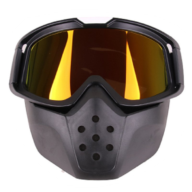 现货越野风镜面罩 复古赛车骑行护目镜摩托车眼镜户外运动防风沙