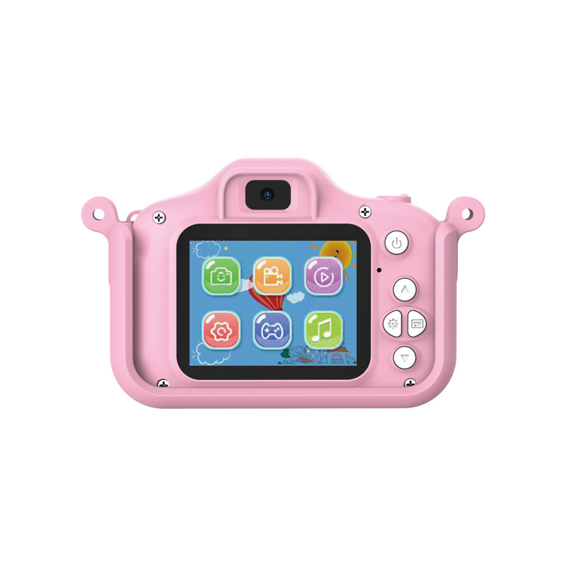 HD Children's Digital Camera Cartoon Camera Dual Camera Cross-Border Portable Small SLR Camera Children's Educational Toys