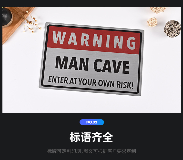 外贸警示牌定做英文标识牌反光提示牌交通指路牌非洲电力标牌定制