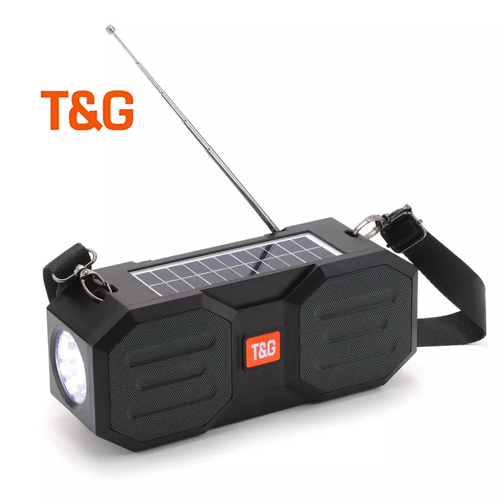 tg634 new solar flashlight speaker tws太阳能手电筒蓝牙音箱