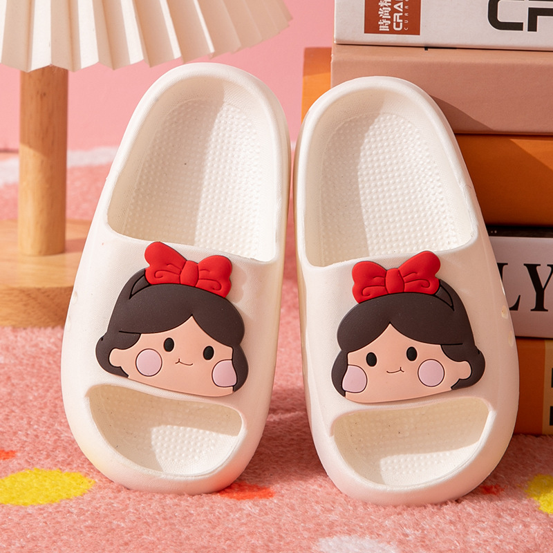 Children's Slippers Girls' Summer Cute Little Girl Bath Princess Indoor Parent-Child Non-Slip Slippers for Boys and Girls