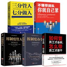 5册 管理方面的书籍 不懂带团队你就自己累三分管人七分按制度办