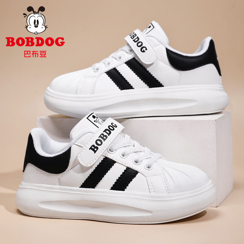巴布豆童鞋男童板鞋2024夏季儿童休闲运动鞋防水男孩百搭跑步鞋潮
