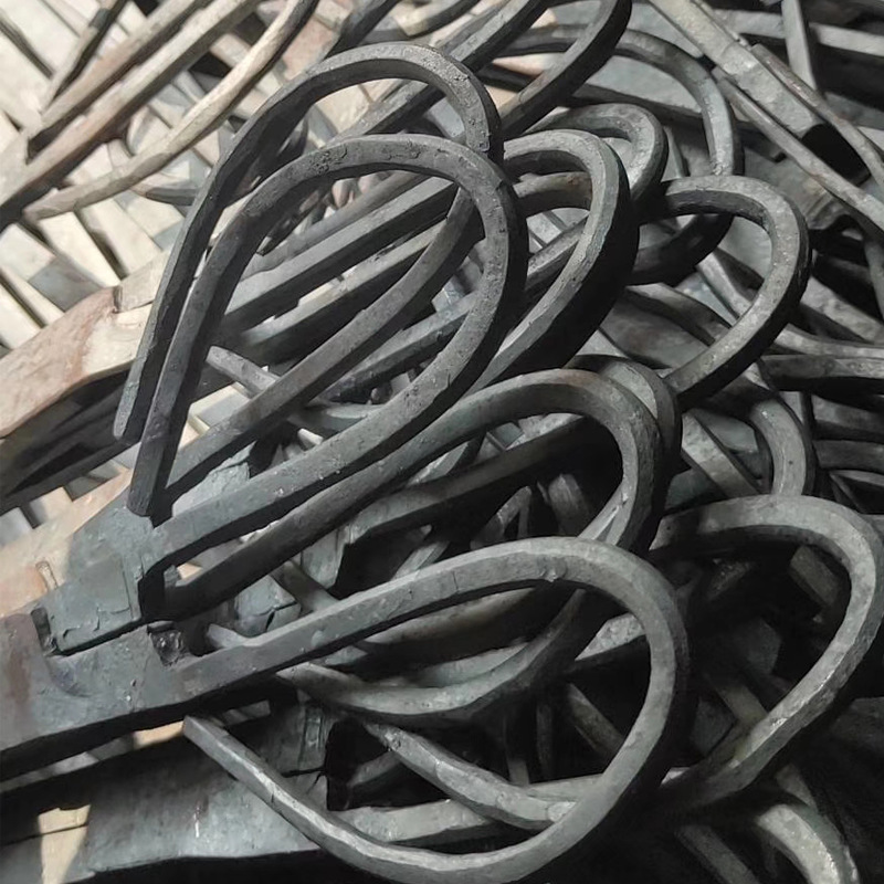 火钳夹家用老式锻打铁火钳蜂窝煤钳煤夹垃圾夹捡拾器环卫垃圾夹子