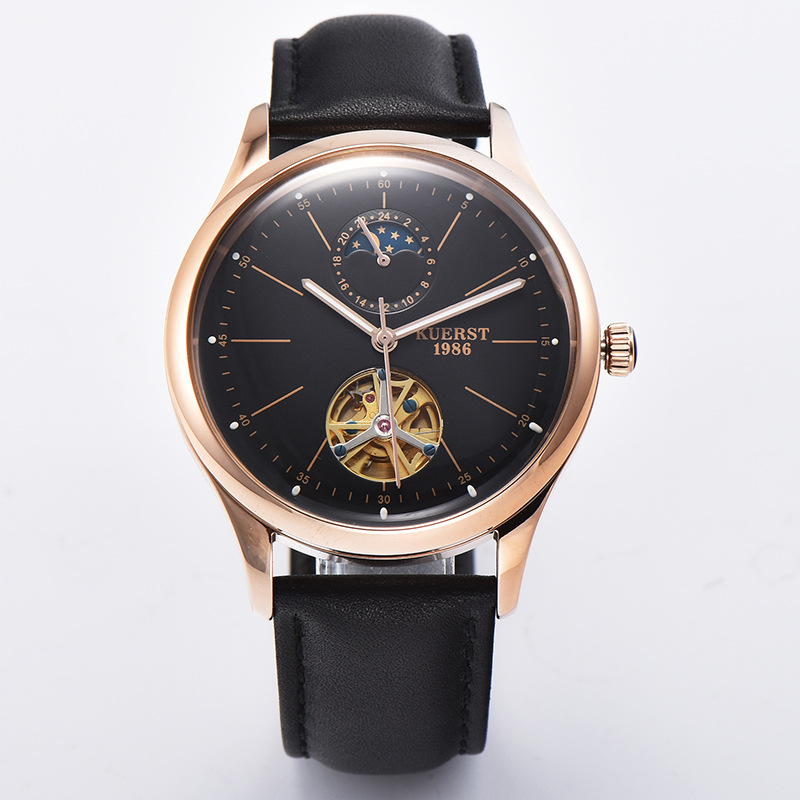 瑞士注册品牌kuerst酷尔时顿直播带货全自动机械男士手表一件代发