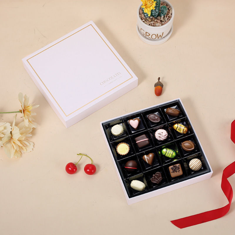 风欧式巧克力精装包装盒松露跨境巧克力礼盒16/25粒批发