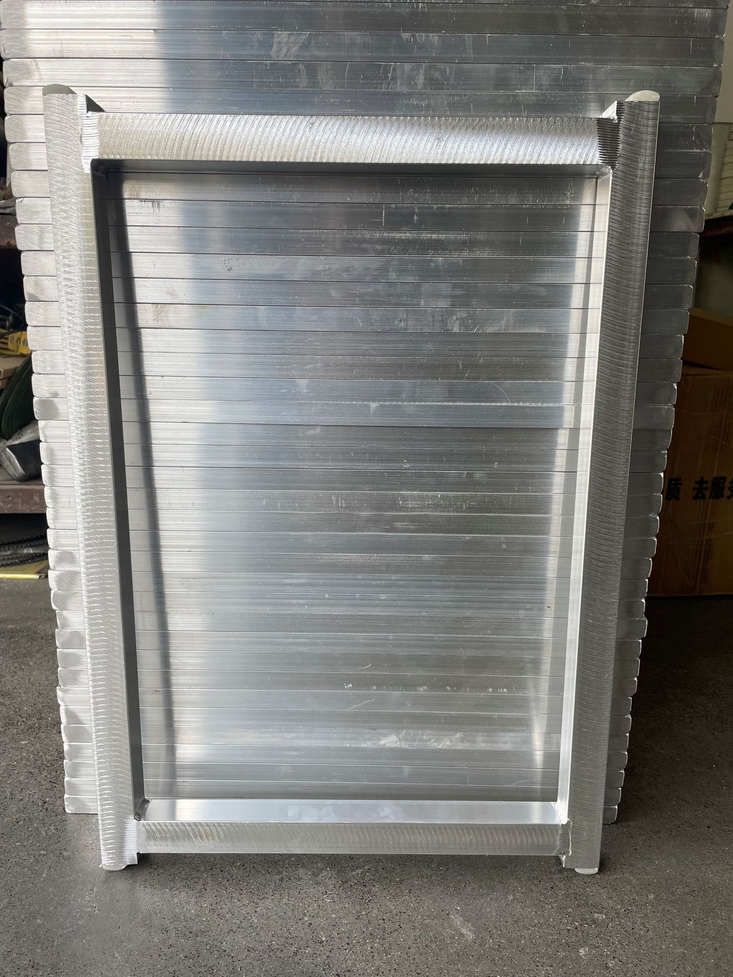 丝印铝框印花跑台框303025403040