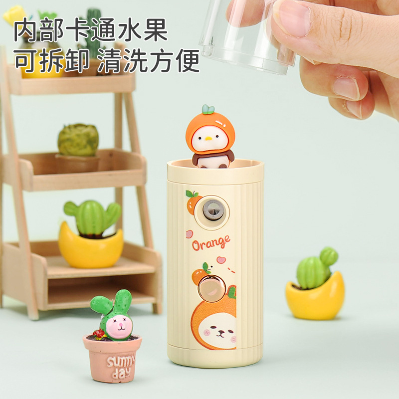 girl nano sprayer cute face spray water replenishing instrument portable small handheld face humidifier wholesale hydrating