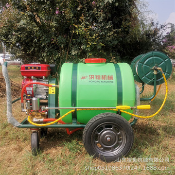 手推式园林打药机 汽油动力喷雾机 推车式远程汽油喷雾器-阿里巴巴