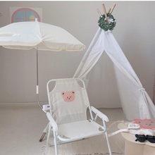 ins儿童沙滩椅卡通动物折叠椅便携式海边度假宝宝椅