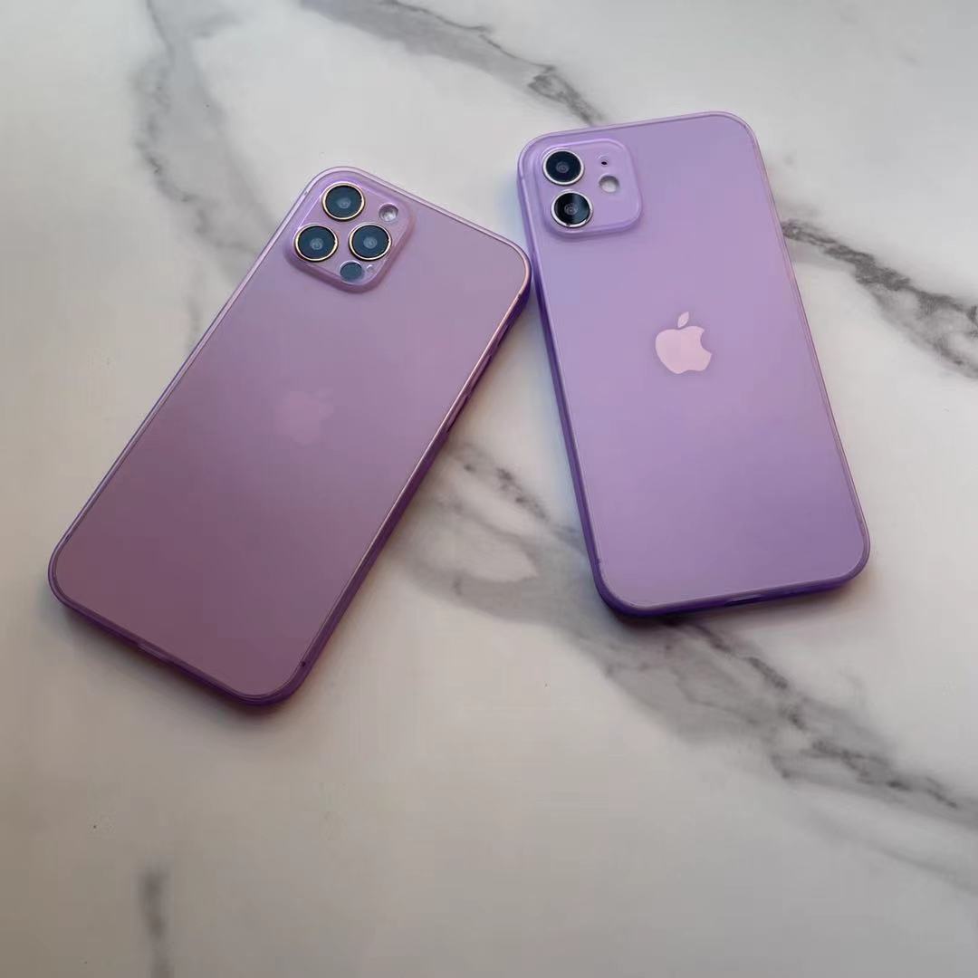 简约超薄pp磨砂iphone12羽翼手机壳全包边适用苹果12pro保护套xr￥1.