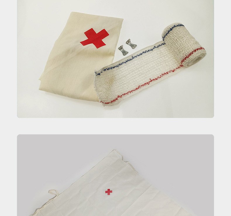 三角巾急救 护理教学培训纯棉三角巾绷带 红十字急救包三角绷带