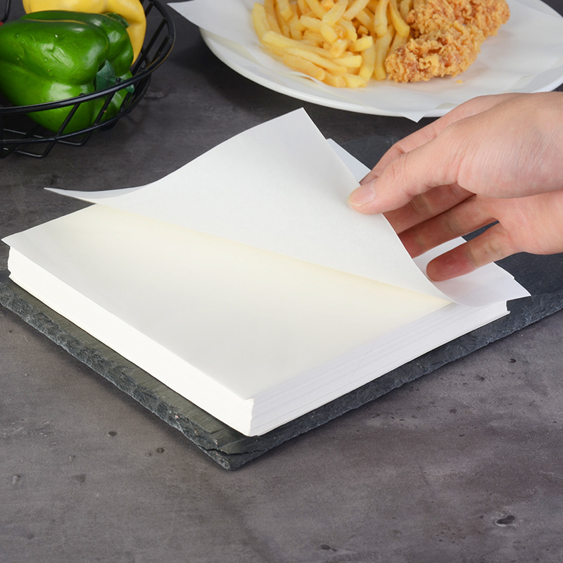厨房吸油纸油炸小吃垫纸打包纸披萨垫纸托盘纸展柜垫纸食品包装纸