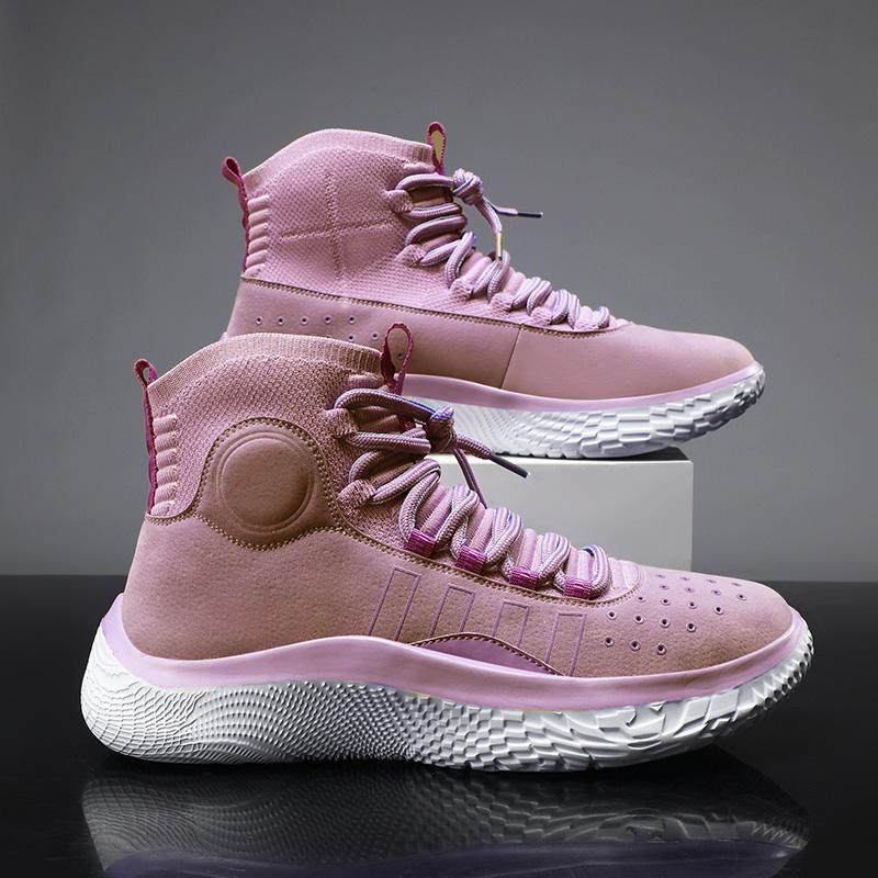 库里篮球鞋总冠军4flotro实战高帮紫色透气curry学生运动鞋-阿里巴巴