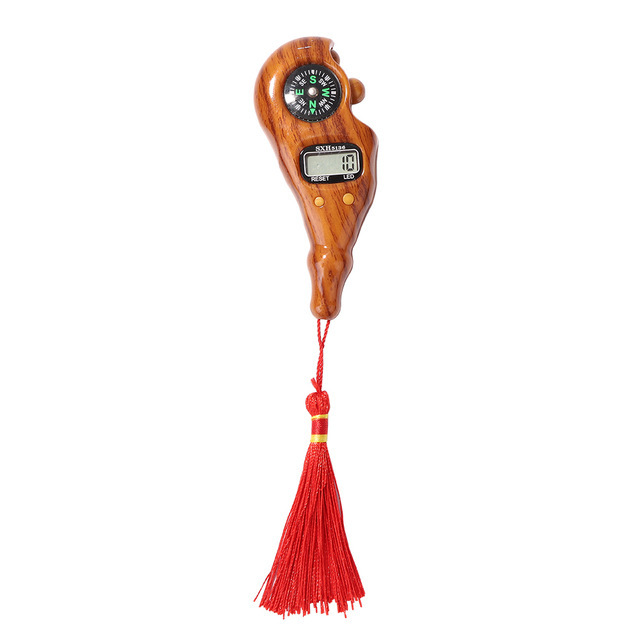 Handheld Tassel Register Hand Reset Toy Decompression Digital Display with Backlight Compass Counter