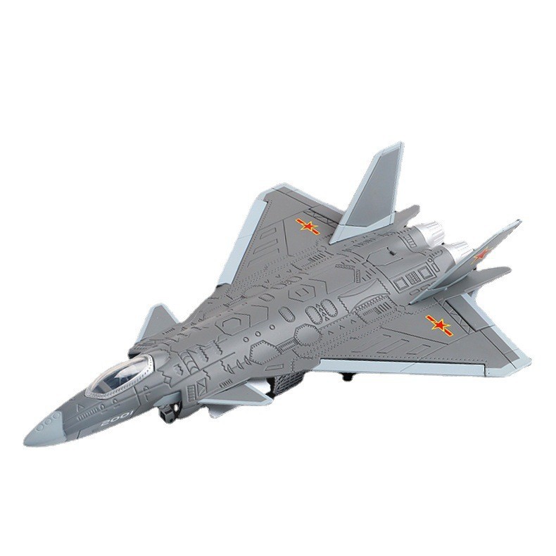 凯迪威1:72歼20飞机模型隐形战斗机j20合金仿真军事成品摆件阅兵